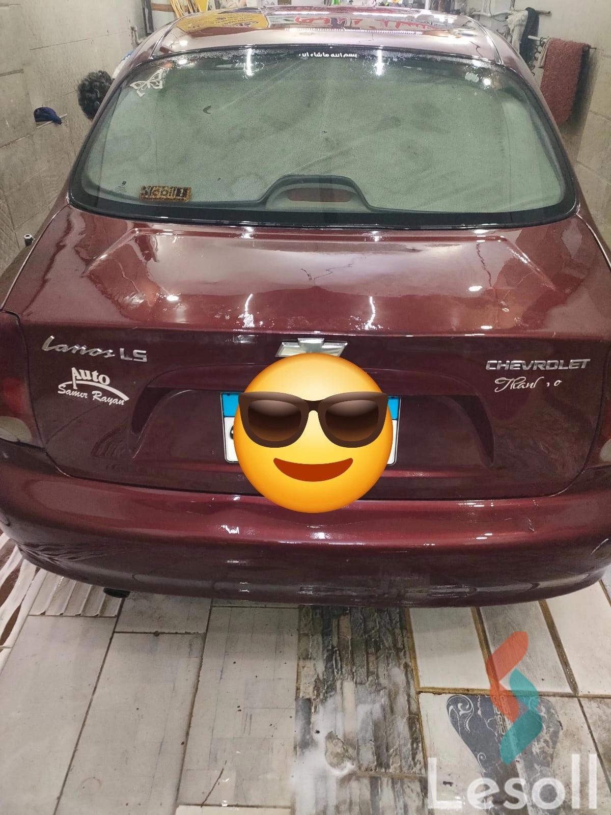 دايو لانوس مانيوال مستعملة أحمر موديل 2010