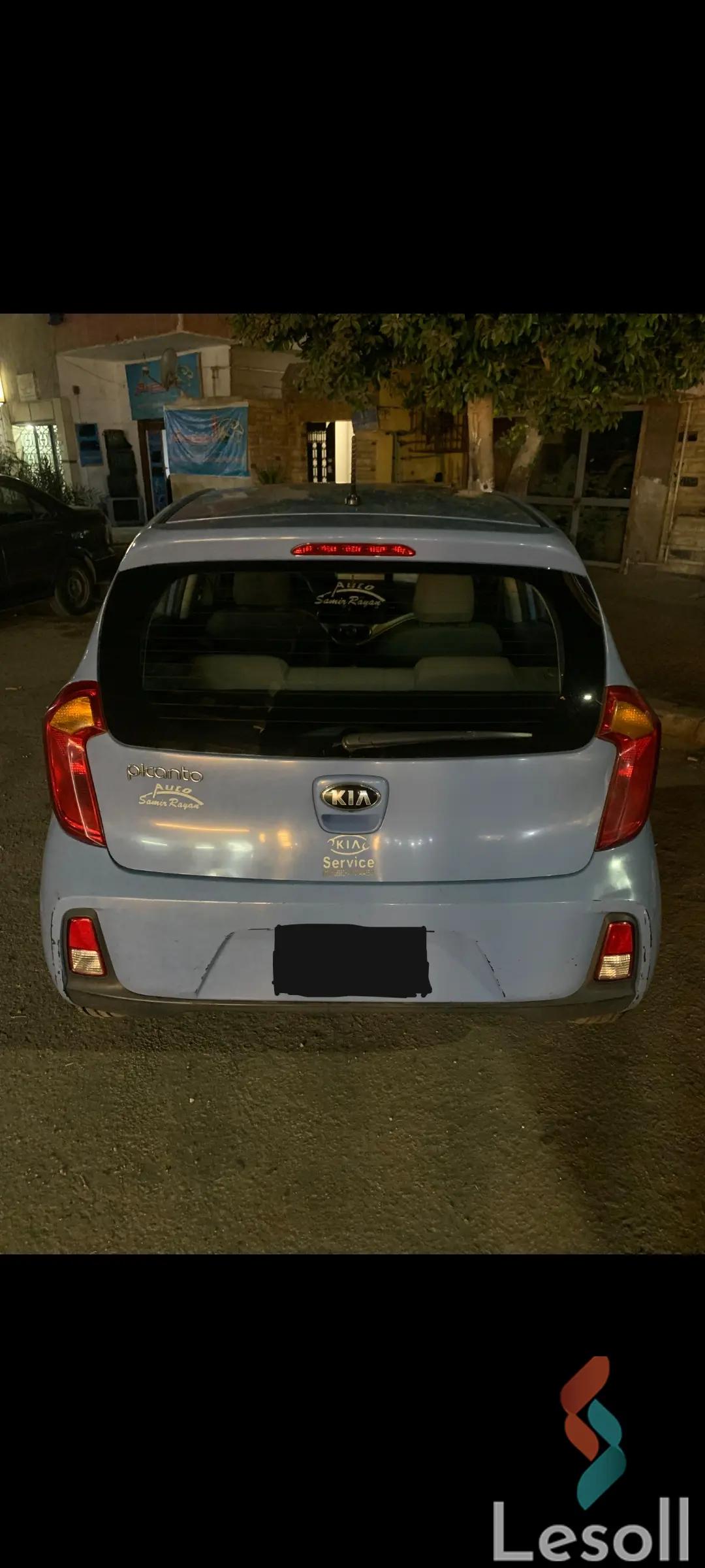 كيا بيكانتو اوتوماتك مستعملة أزرق سماوي موديل 2016