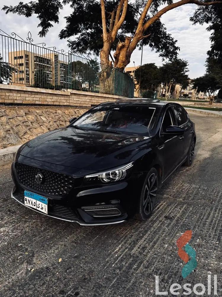 ام جى 6 تربو اوتوماتك مستعملة أسود موديل 2022 - كل الصور