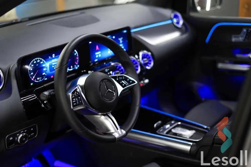 مرسيدس بنز بي ٢٠٠ اوتوماتك مستعملة رمادي داكن موديل 2023