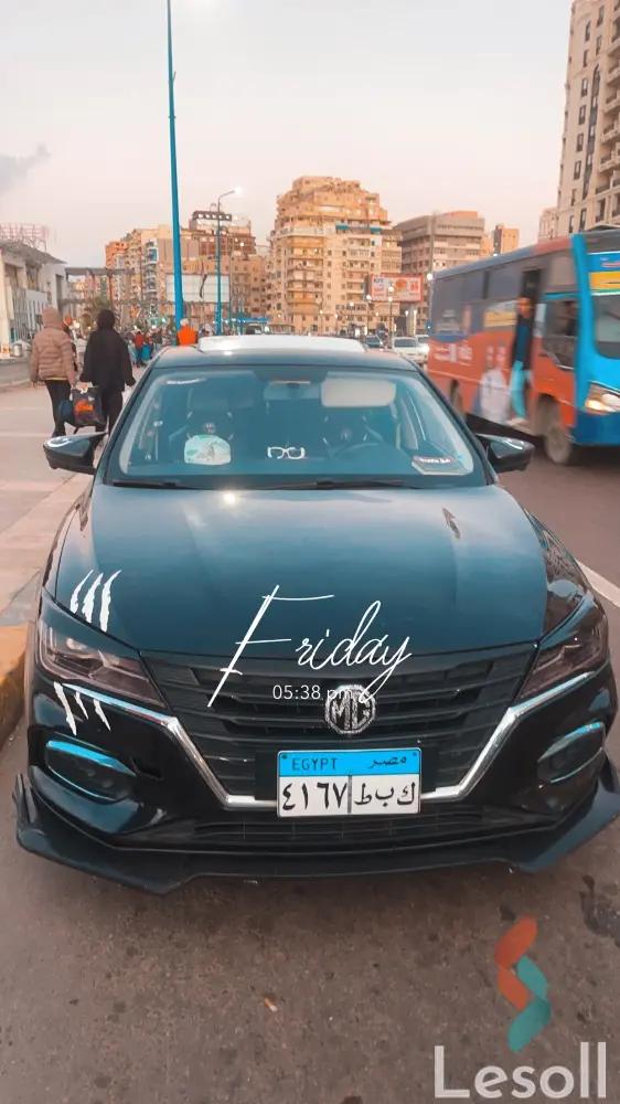 MG 5 automatic used black model 2022