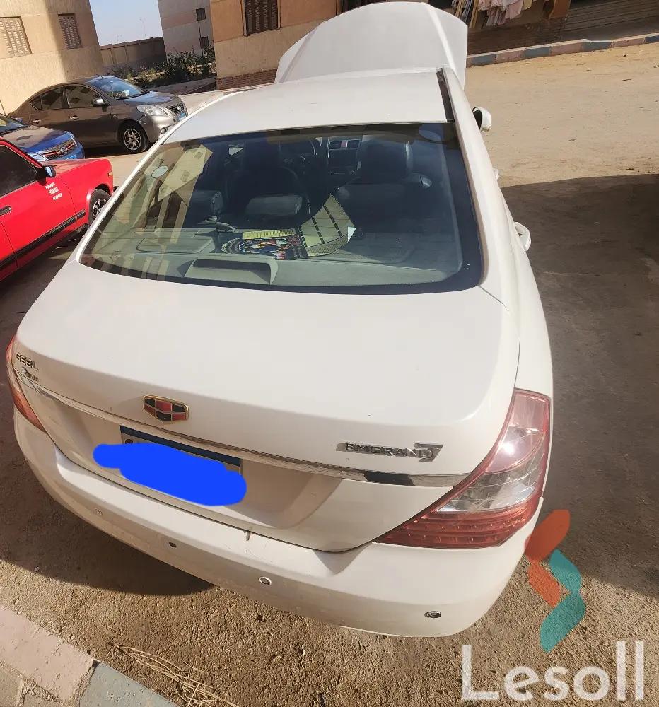 جيلي إمجراند 7 مانيوال مستعملة أبيض موديل 2014