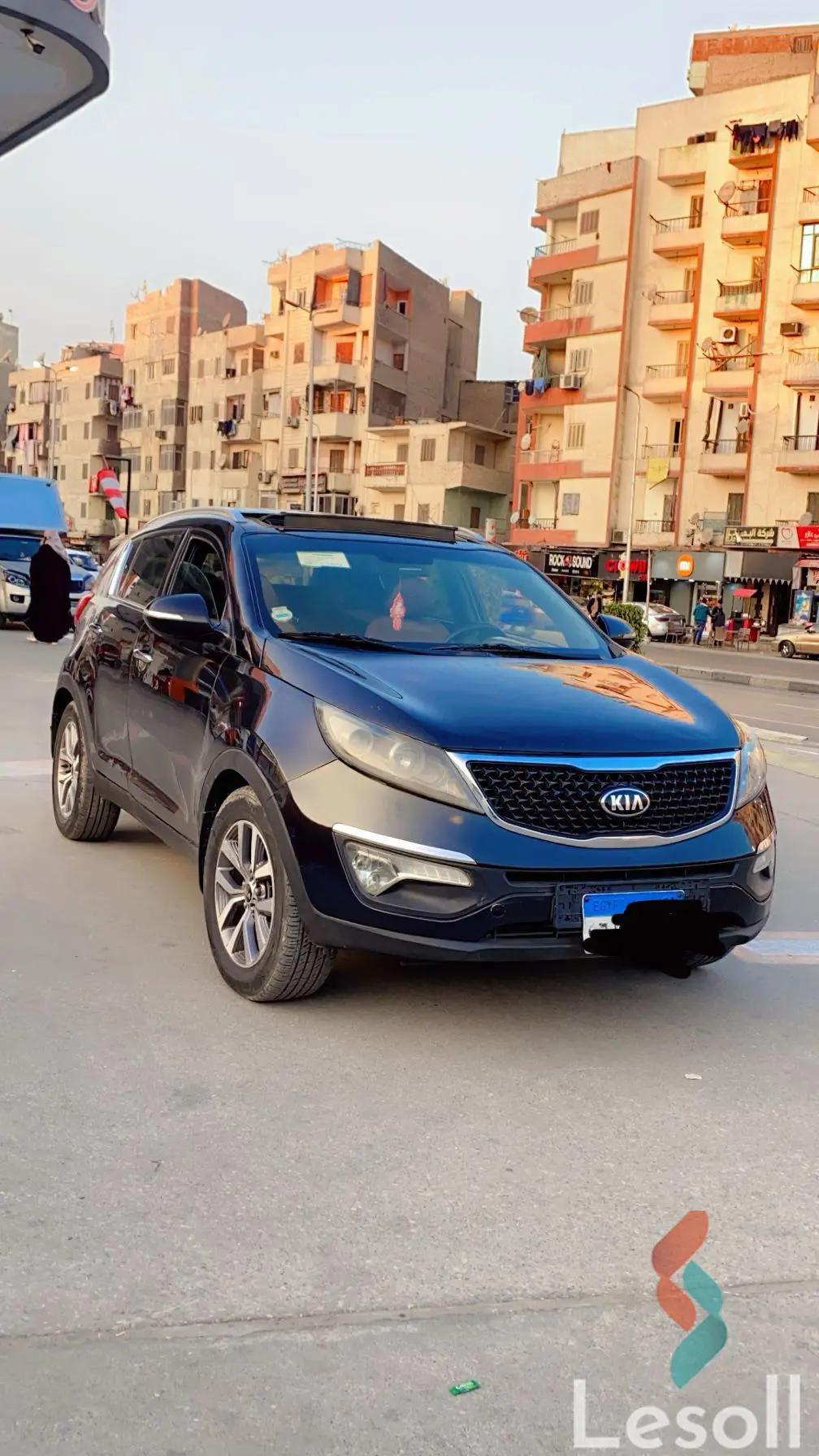 كيا سبورتاج مانيوال مستعملة أسود موديل 2016
