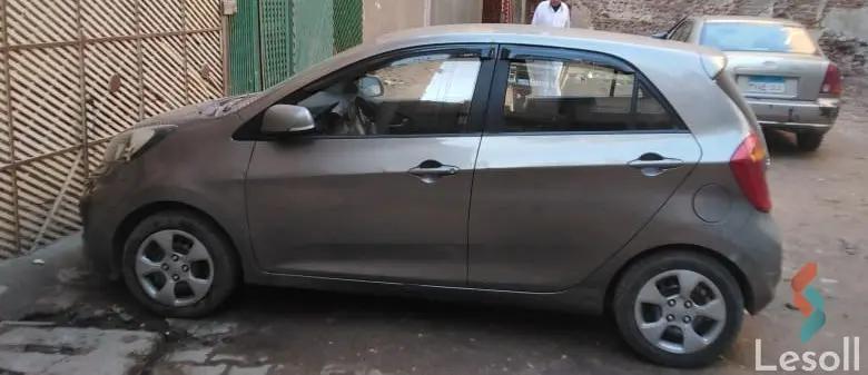 كيا بيكانتو اوتوماتك جديدة فضي موديل 2012