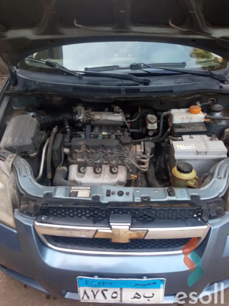 شيفروليه افيو مانيوال مستعملة أزرق سماوي موديل 2012 - صورة 3