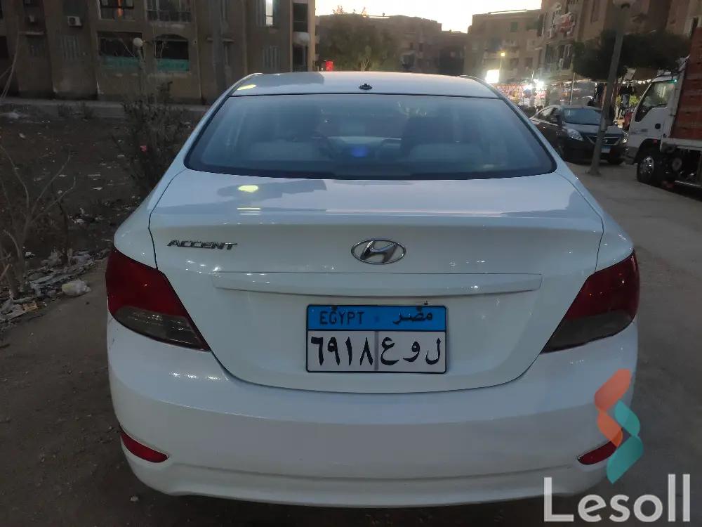 هيونداي أكسنت اوتوماتك مستعملة أبيض موديل 2015