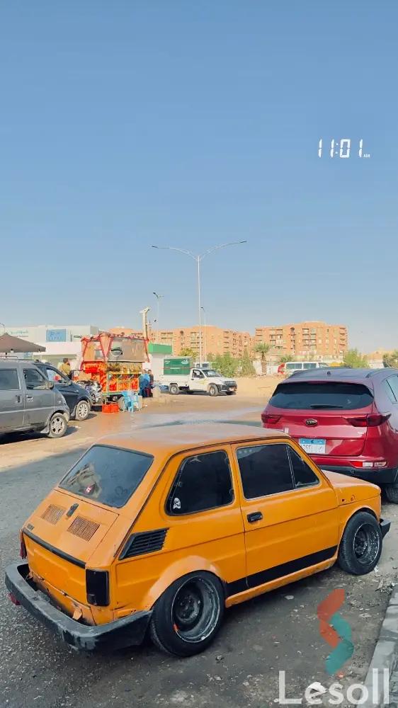 فيات فيات 500 مانيوال مستعملة برتقالي موديل 1992 - صورة 3