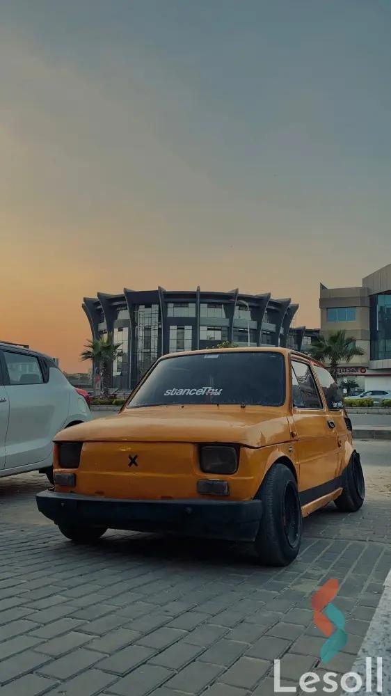 فيات فيات 500 مانيوال مستعملة برتقالي موديل 1992 - صورة 2