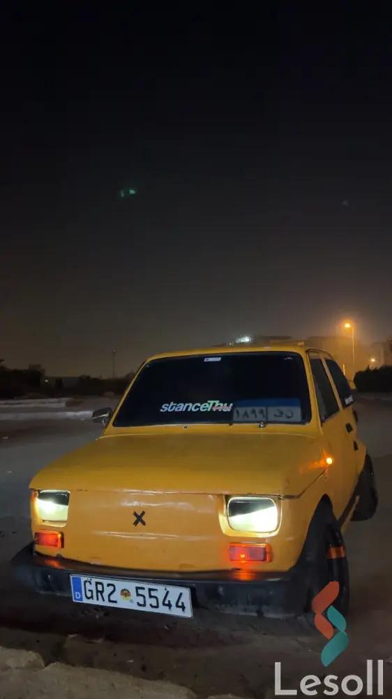 فيات فيات 500 مانيوال مستعملة برتقالي موديل 1992 - كل الصور