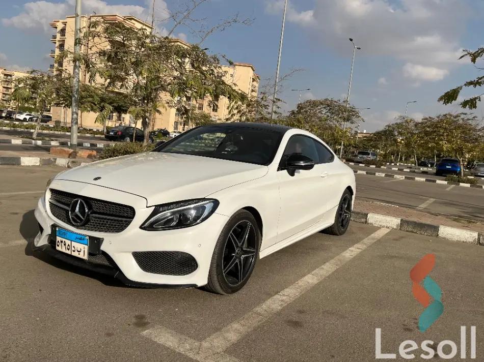 مرسيدس بنز ١٨٠ سي اوتوماتك مستعملة أبيض موديل 2018