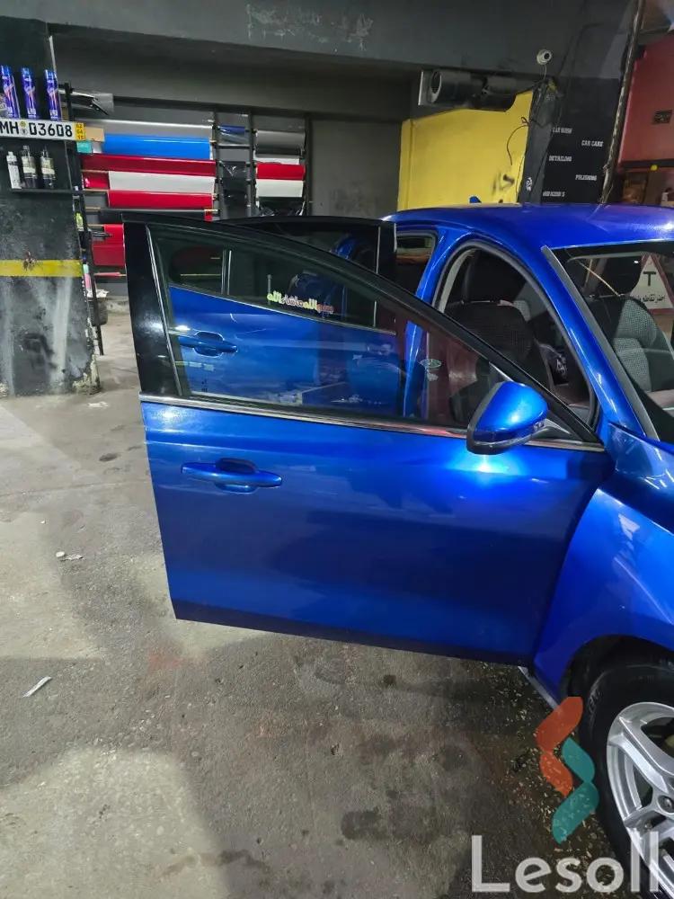 Ford focus automatic used blue model 2021 - Image 3