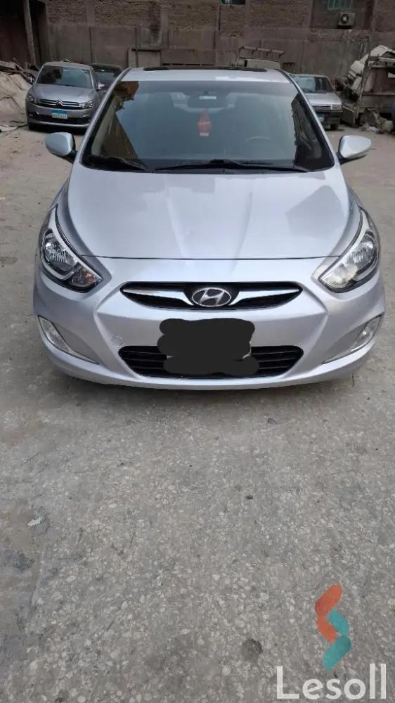 هيونداي أكسنت اوتوماتك مستعملة فضي موديل 2017