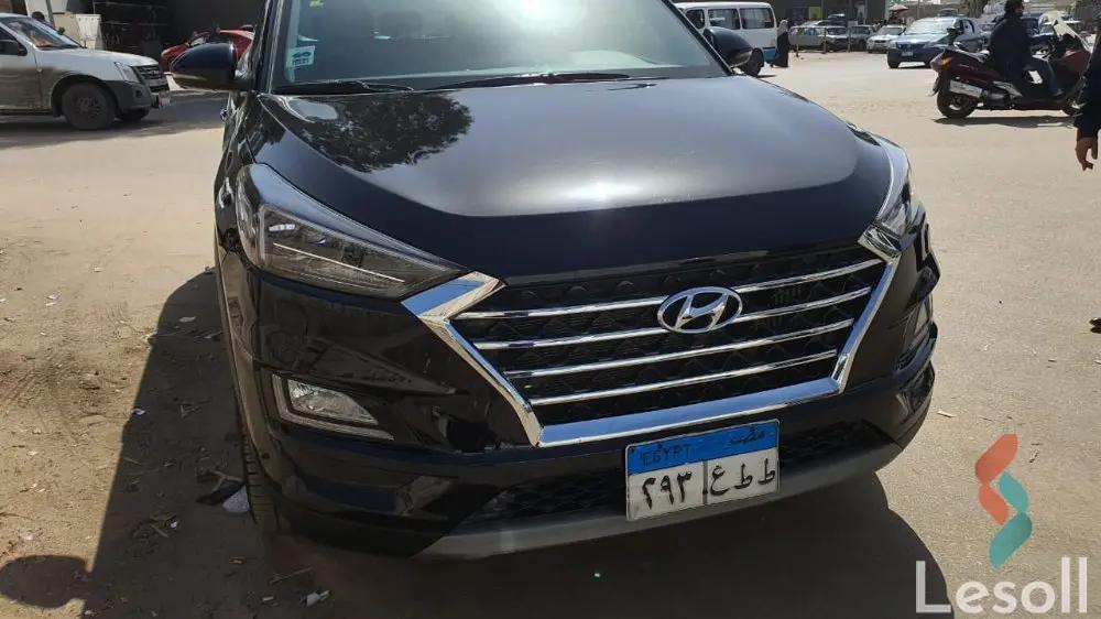 هيونداي توسان اوتوماتك مستعملة أسود موديل 2019 - الصورة الرئيسية