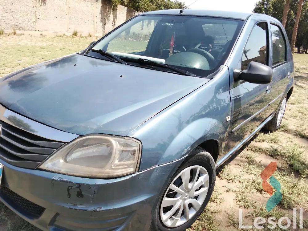 رينو لوجان مانيوال مستعملة أزرق سماوي موديل 2011 - الصورة الرئيسية