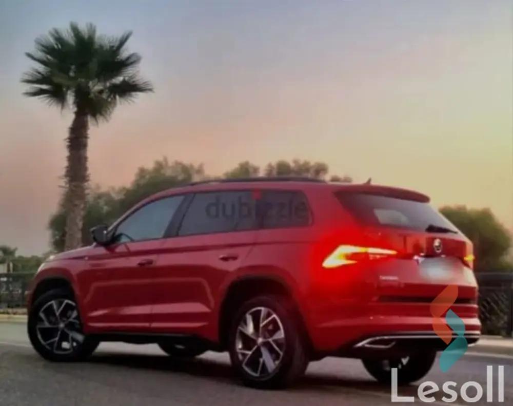سكودا كودياك مانيوال مستعملة أحمر موديل 2019