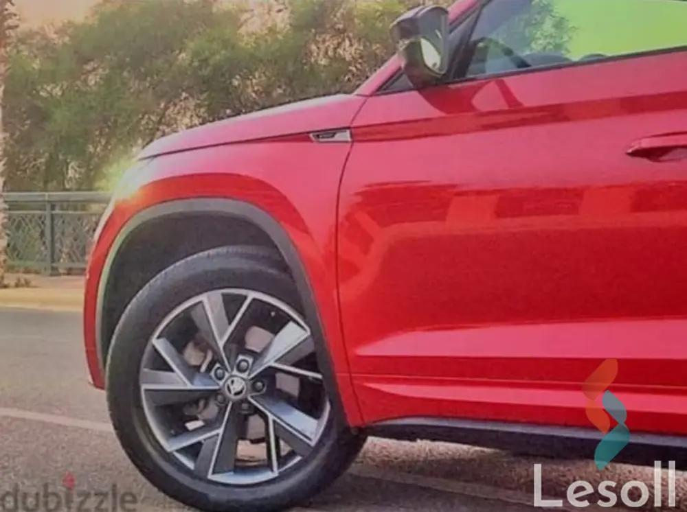 سكودا كودياك مانيوال مستعملة أحمر موديل 2019