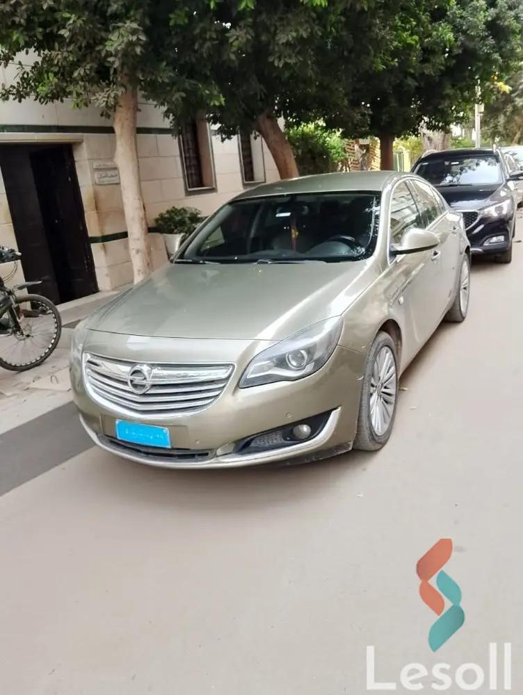 أوبل إنسيجنيا اوتوماتك مستعملة ذهبي موديل 2014