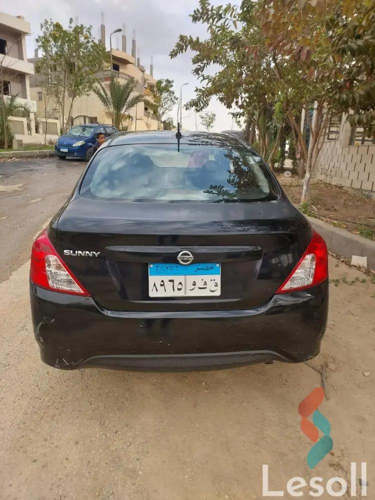 نيسان صني اوتوماتك مستعملة أسود موديل 2018 - كل الصور