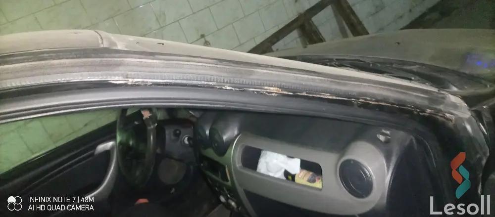 رينو لوجان مانيوال مستعملة رمادي داكن موديل 2012 - كل الصور