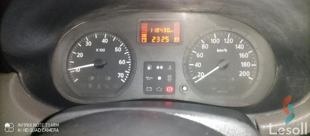 رينو لوجان مانيوال مستعملة رمادي داكن موديل 2012