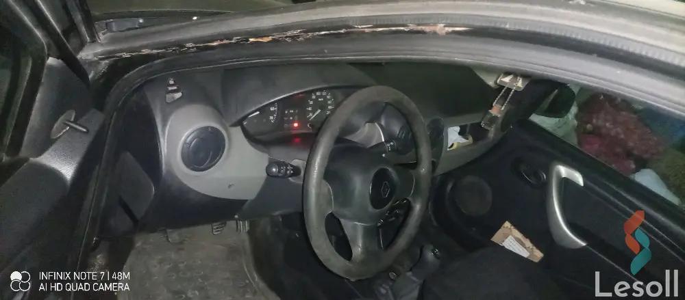 رينو لوجان مانيوال مستعملة رمادي داكن موديل 2012