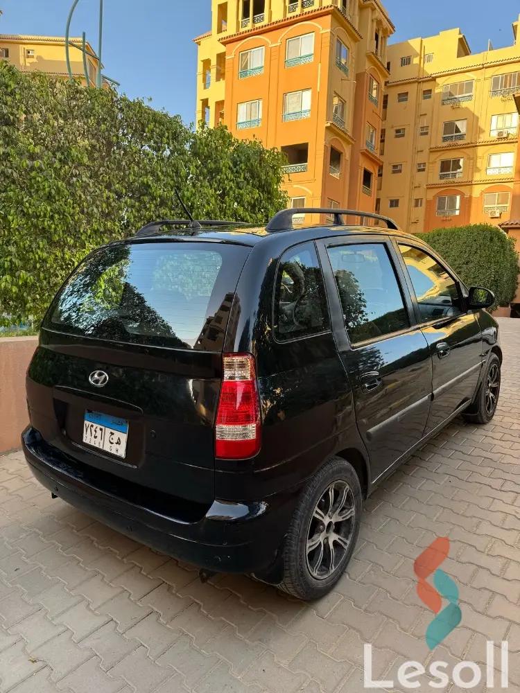 هيونداي ماتريكس اوتوماتك مستعملة أسود موديل 2006 - صورة 2