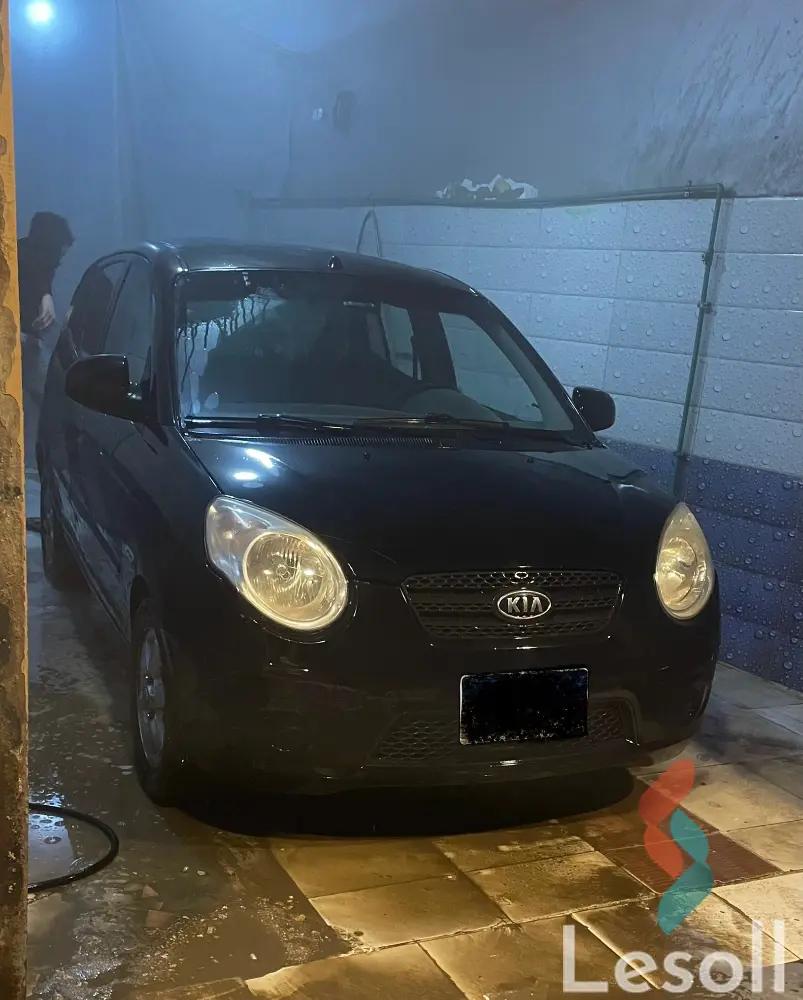 كيا بيكانتو مانيوال مستعملة أسود موديل 2010