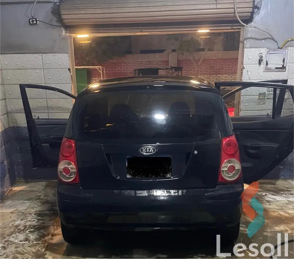 كيا بيكانتو مانيوال مستعملة أسود موديل 2010