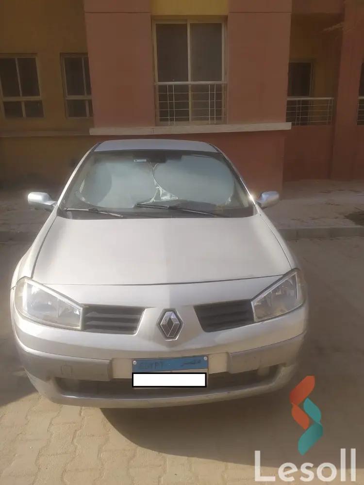 رينو ميجان اوتوماتك مستعملة فضي موديل 2005 - الصورة الرئيسية