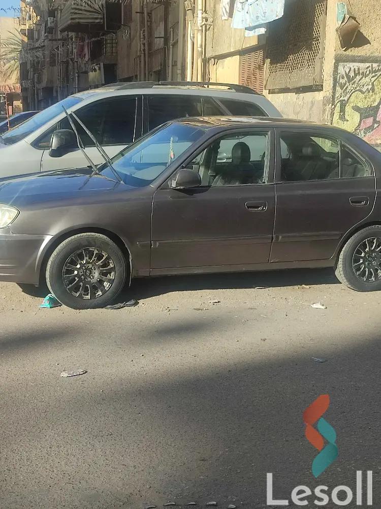 هيونداي فيرنا اوتوماتك مستعملة فضي موديل 2007