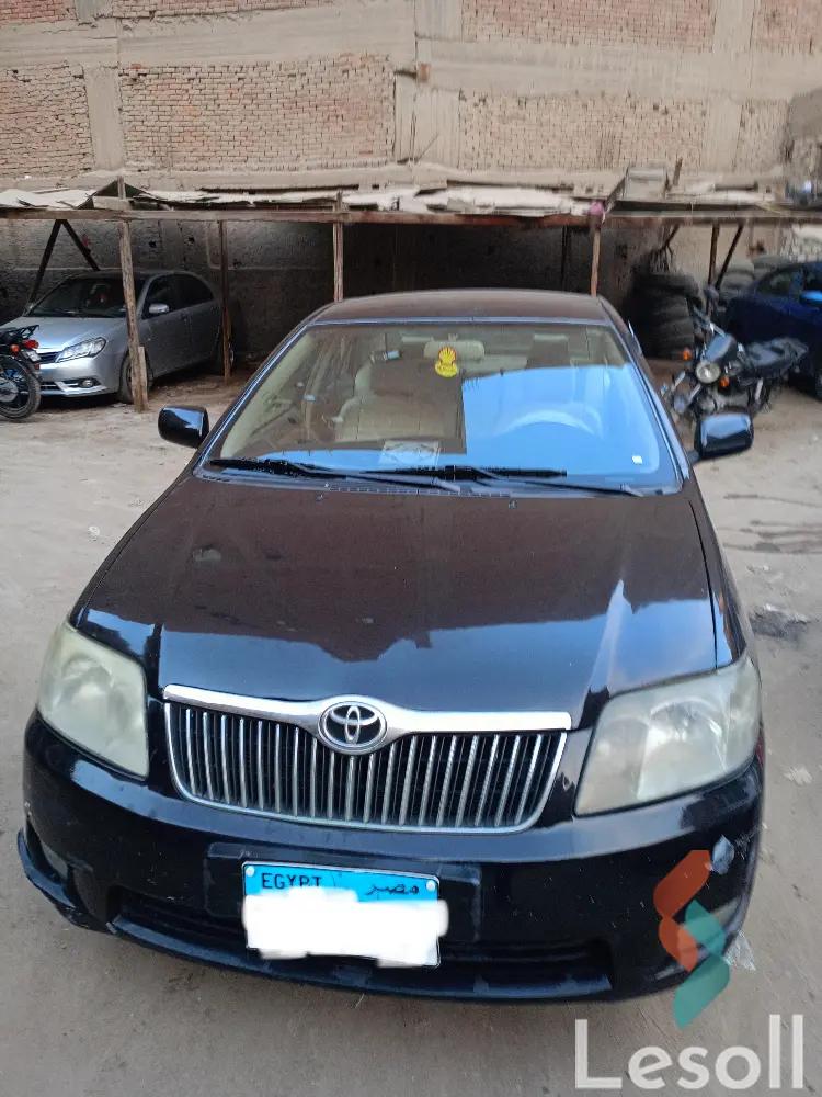 تويوتا كورولا اوتوماتك مستعملة أسود موديل 2007 - الصورة الرئيسية