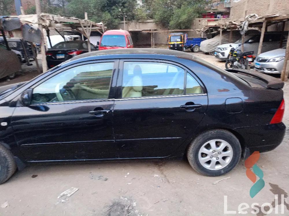 تويوتا كورولا اوتوماتك مستعملة أسود موديل 2007 - صورة 4