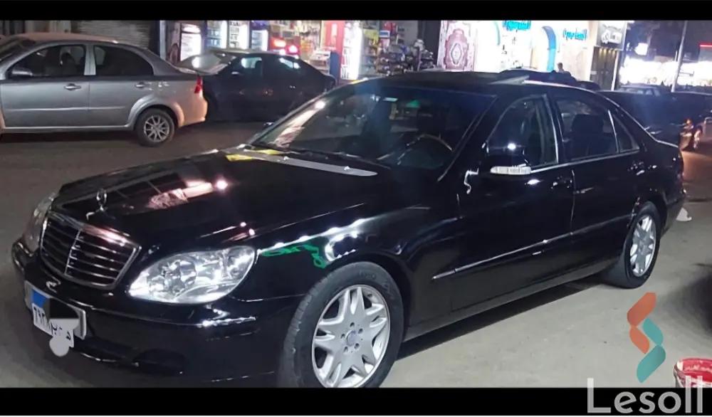 مرسيدس بنز أس أل ٥٠٠ اوتوماتك مستعملة أسود موديل 2002 - كل الصور