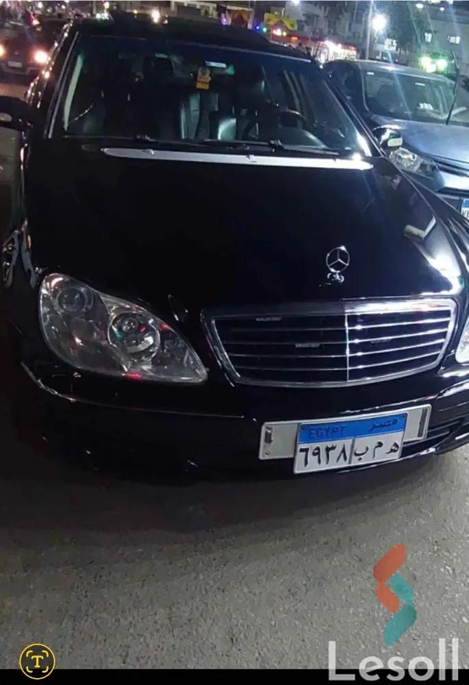 مرسيدس بنز أس أل ٥٠٠ اوتوماتك مستعملة أسود موديل 2002 - صورة 4