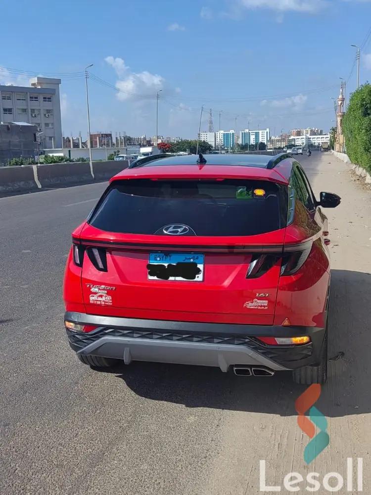 هيونداي توسان اوتوماتك مستعملة أحمر موديل 2021