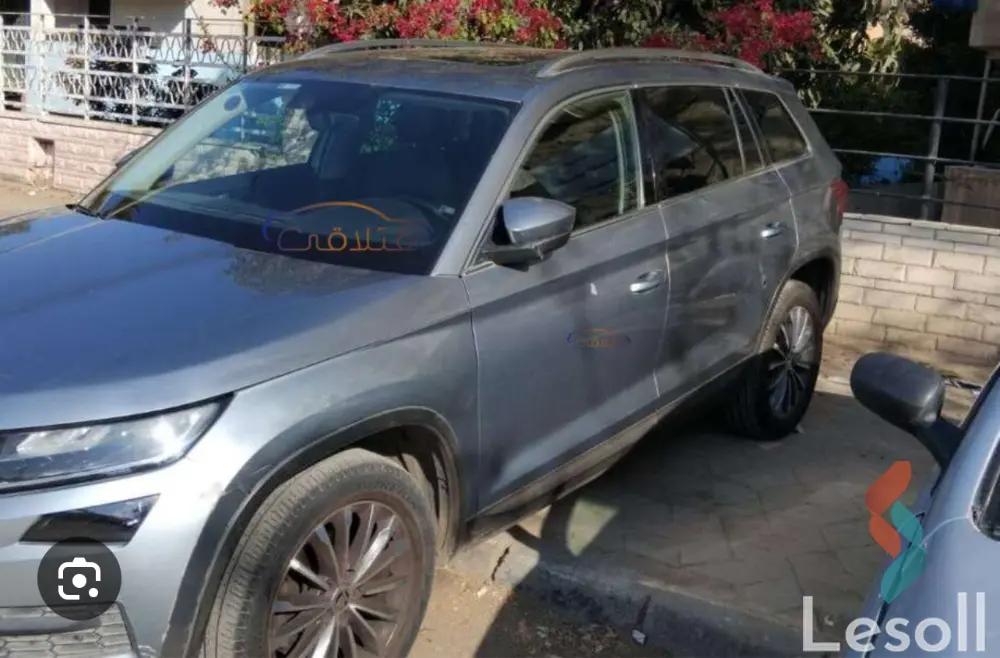 سكودا كودياك اوتوماتك مستعملة رمادي داكن موديل 2020