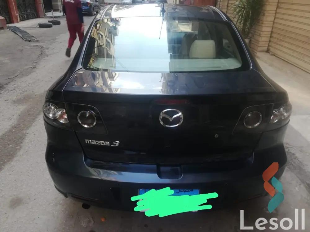 مازدا 3 اوتوماتك مستعملة رمادي داكن موديل 2007 - صورة 4