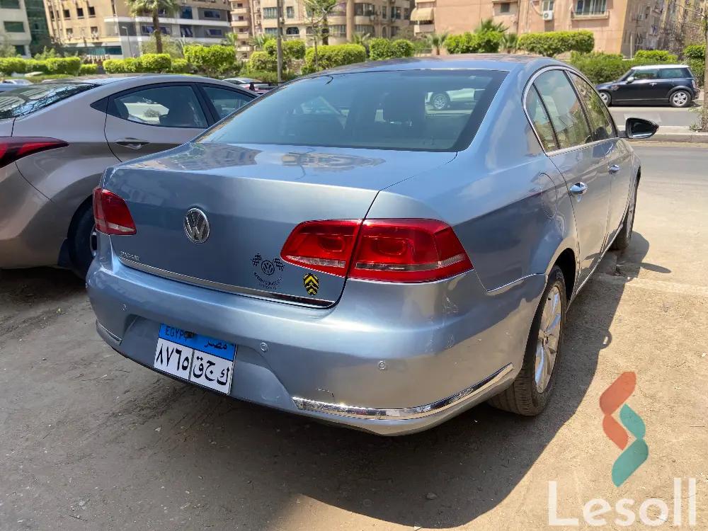 فولكس واجن باسات اوتوماتك مستعملة أزرق سماوي موديل 2012 - كل الصور