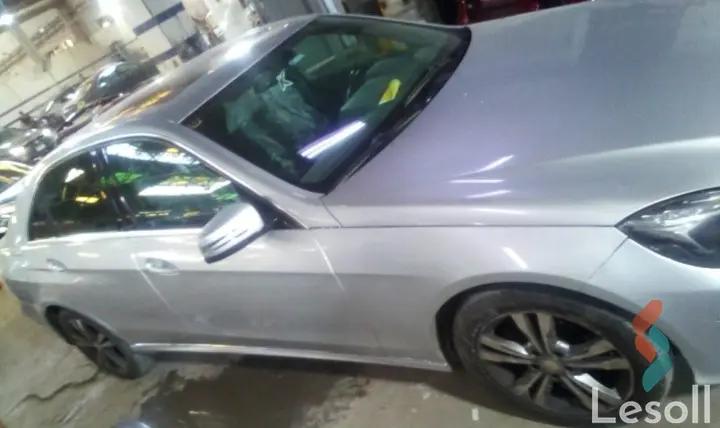 مرسيدس بنز اي ٢٠٠ مانيوال مستعملة فضي موديل 2015 - كل الصور