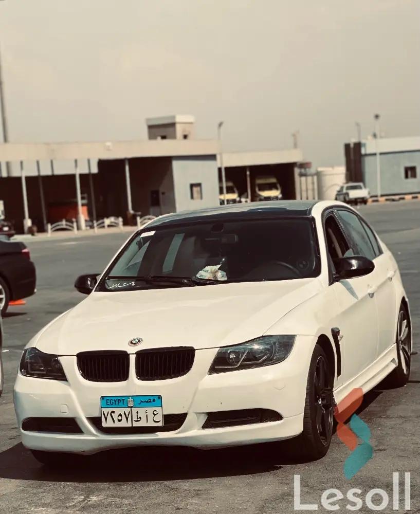 بي ام دبليو 320i اوتوماتك مستعملة أبيض موديل 2006