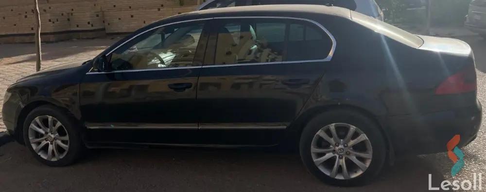 سكودا سوبيرب اوتوماتك مستعملة أسود موديل 2011 - كل الصور