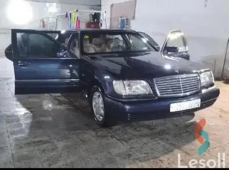 مرسيدس بنز إس كلاس اوتوماتك مستعملة كحلي موديل 1995 - كل الصور