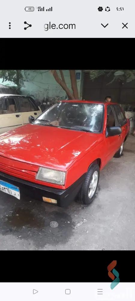 ميتسوبيشي لانسر مانيوال مستعملة أحمر موديل 1984