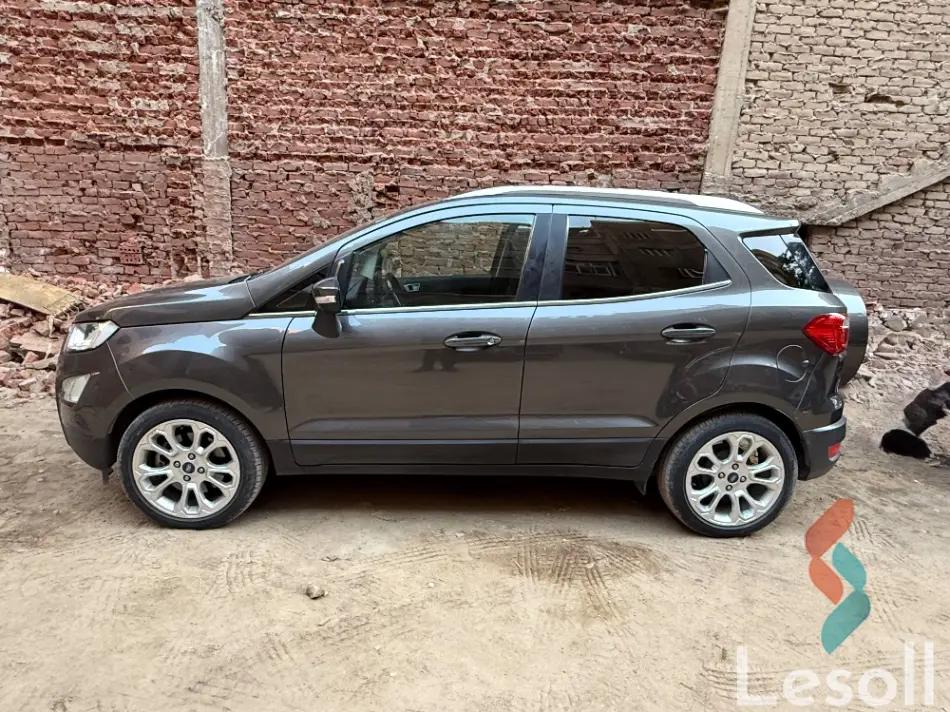 Ford ecosport titanium automatic used dark gray model 2020 - Image 3