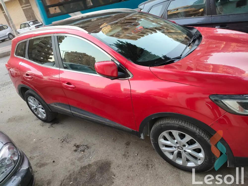 رينو كادجار اوتوماتك مستعملة أحمر موديل 2018