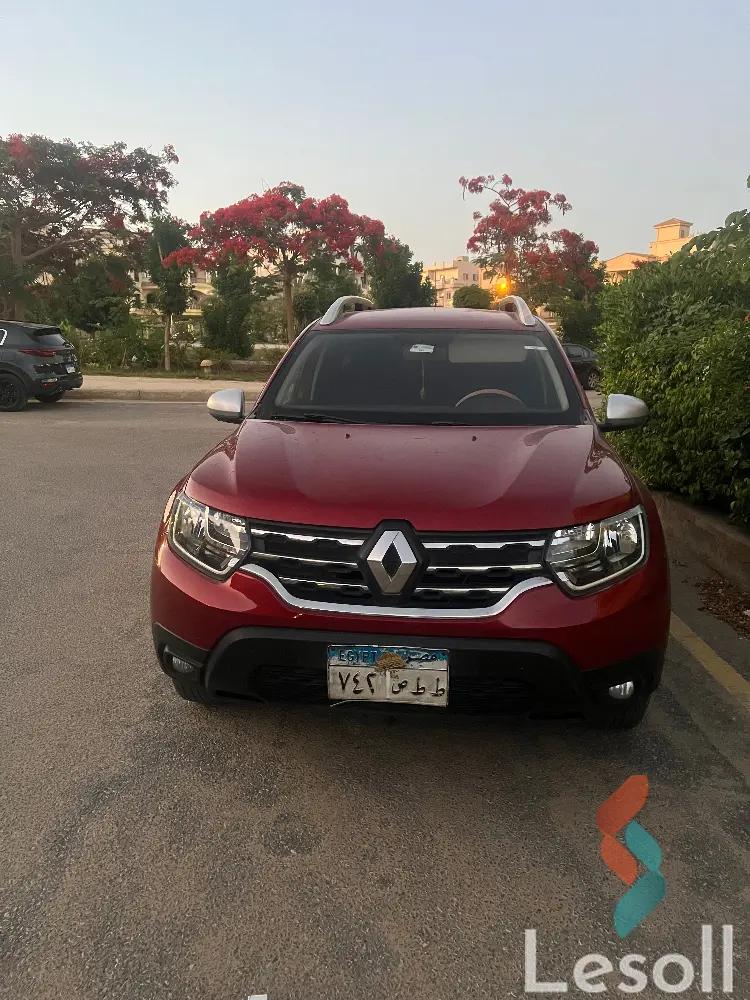 رينو دستر اوتوماتك مستعملة أحمر موديل 2021 - كل الصور