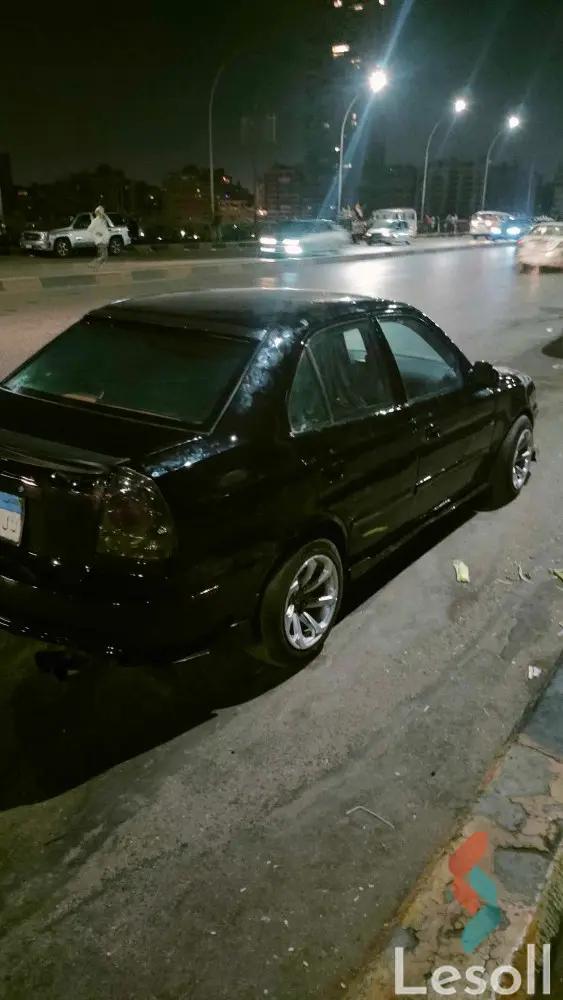 هيونداي فيرنا اوتوماتك مستعملة أسود موديل 2007