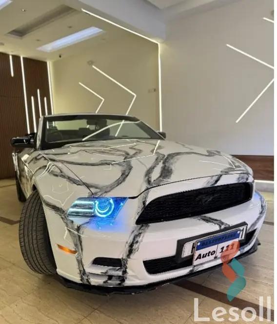 Ford mustang automatic new white model 2024 - All Images