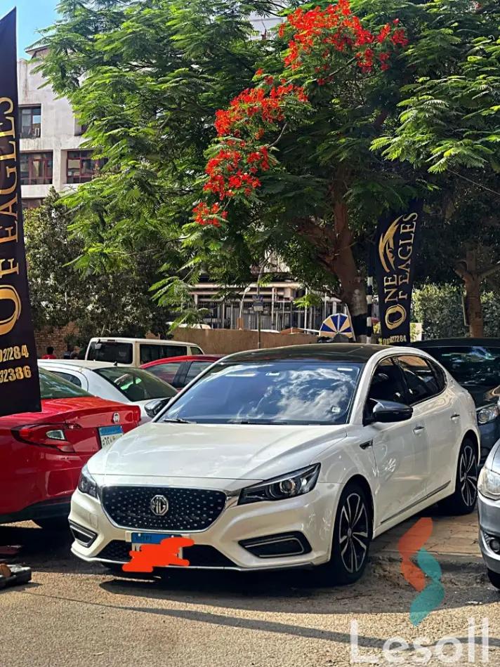 MG 6 automatic used white model 2022