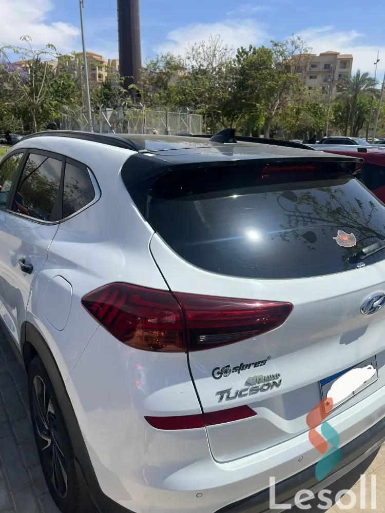 هيونداي توسان اوتوماتك مستعملة أبيض موديل 2020 - صورة 4